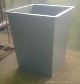 Контейнер бак для мусора мусорный 0 75 куб.м ТБО серый