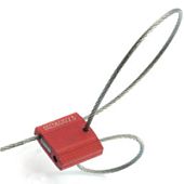 Силовая номерная пломба ЗПУ Трос 5М 500 пломба с тросом 50 штук