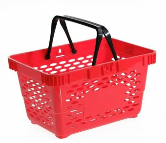 Корзина покупательская пластиковая 20 литров