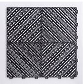 Модульная напольная пластиковая плитка покрытие для гаража автосервиса 