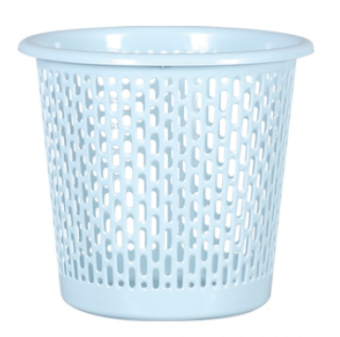 Корзина Ведро для мусора офисная мусорка Mantella 482Г-П Полоса 17,5 литр