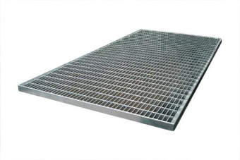 Придверная штампованная сетка решетка для обуви грязезащитное покрытие 390х590мм